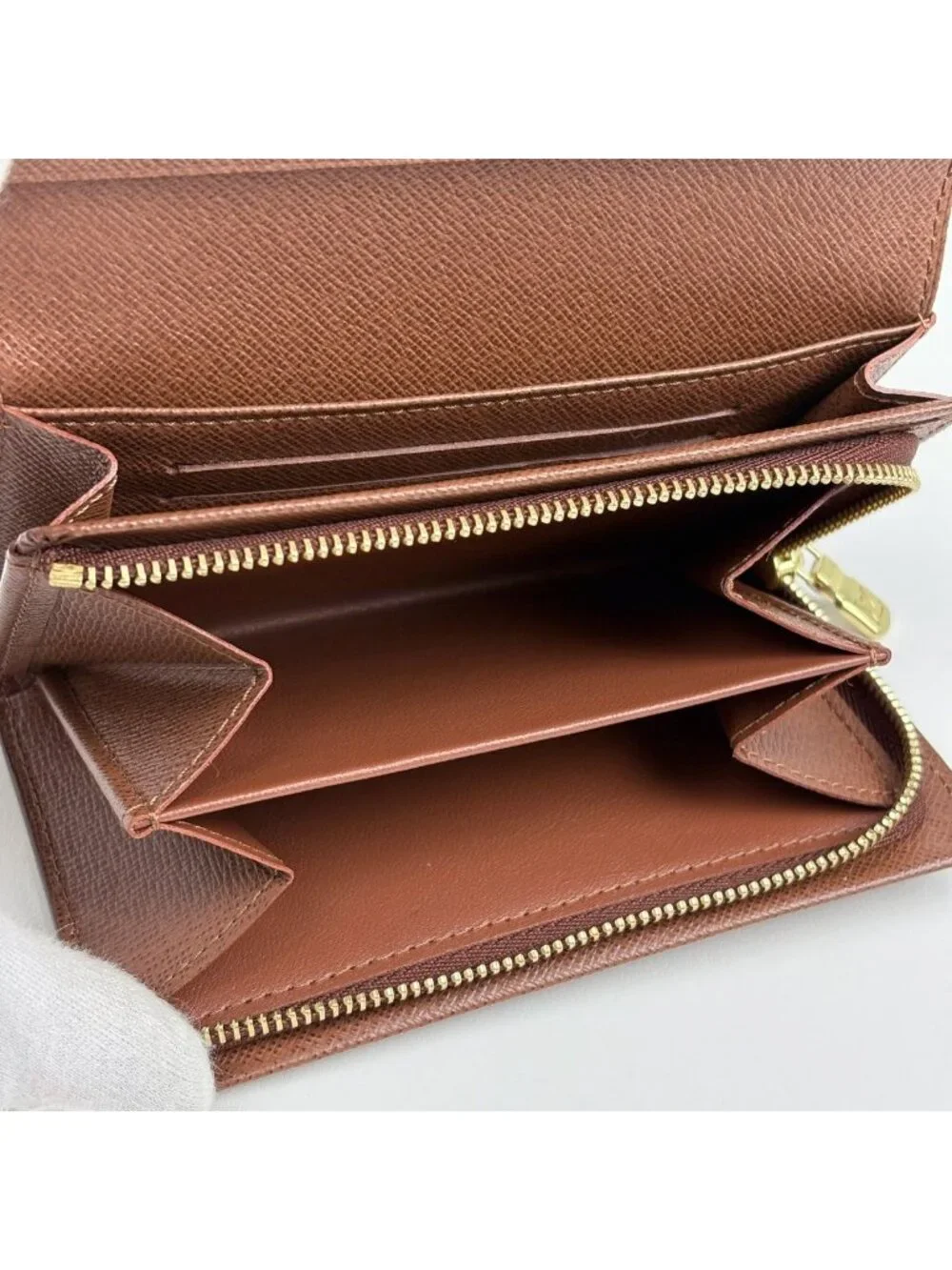 Louis Vuitton Portefeuille Tresor Bifold Wallet Monogram Brown